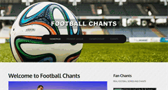 Desktop Screenshot of footballchants.org